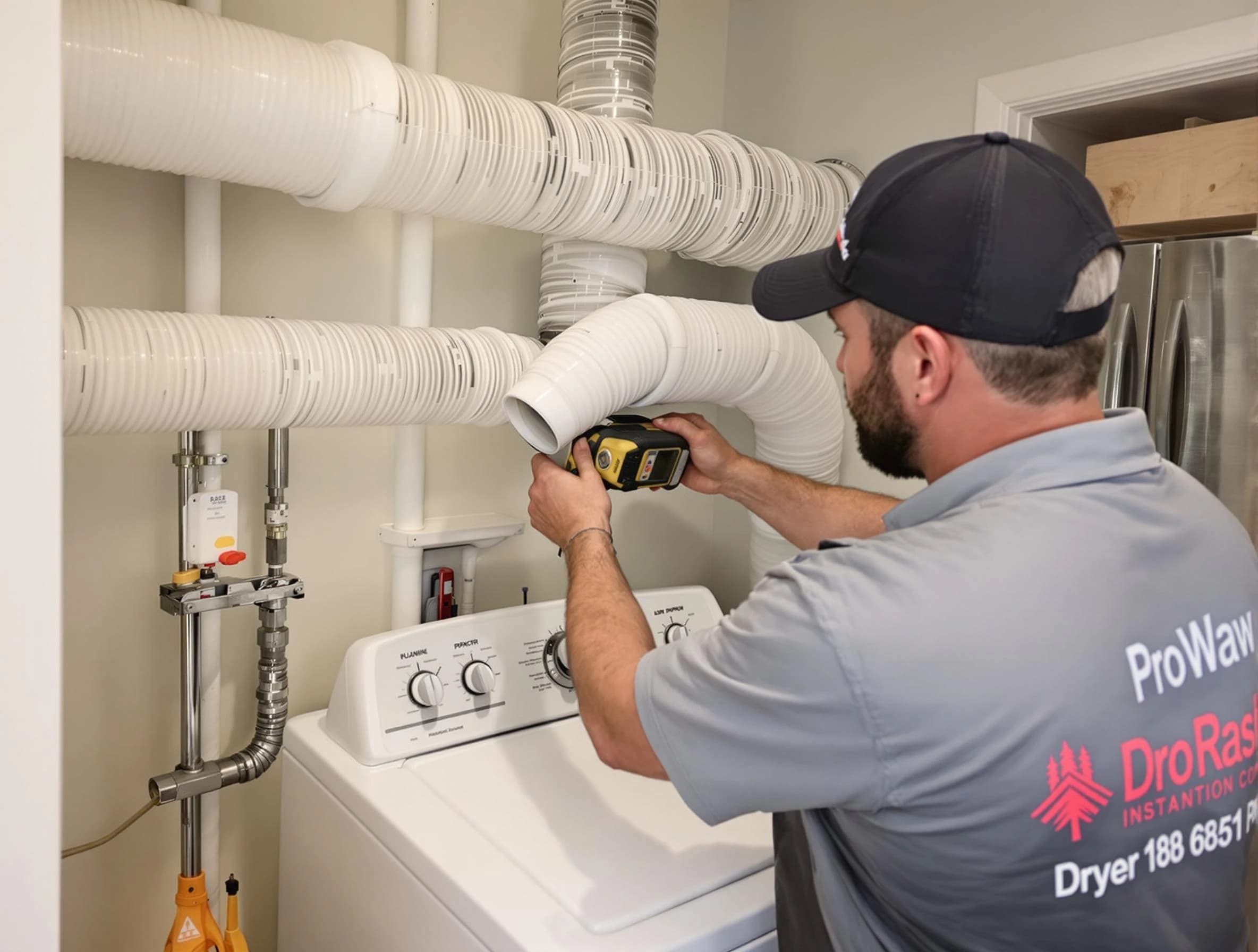 Professional dryer vent hose installation by South Ogden Dryer Vent Cleaning in South Ogden