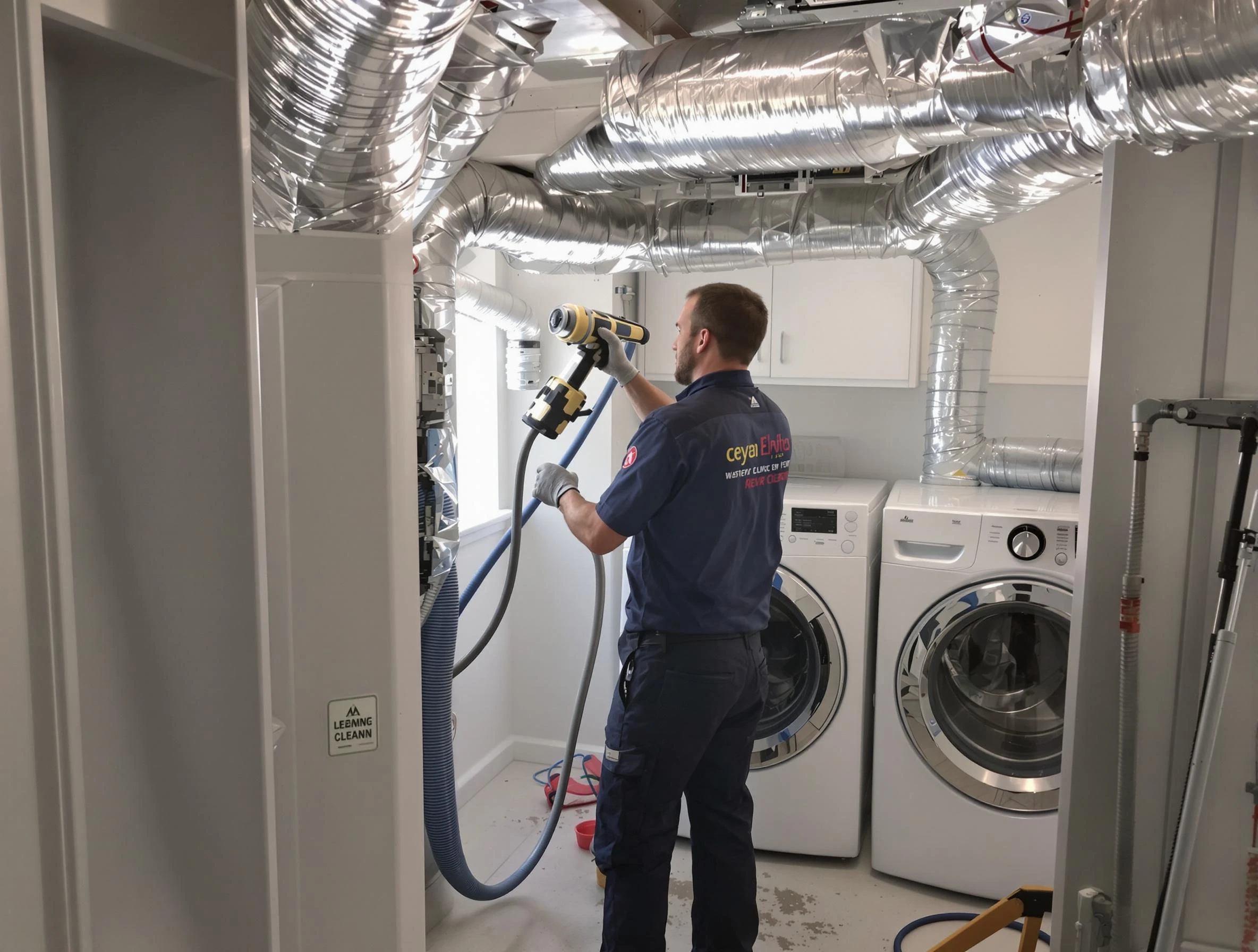 South Ogden Dryer Vent Cleaning specialist using advanced equipment for thorough duct cleaning in South Ogden